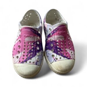 Native Toddler Girls Pink Purple Sandals C7